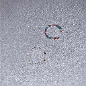 Homeade beaded rings